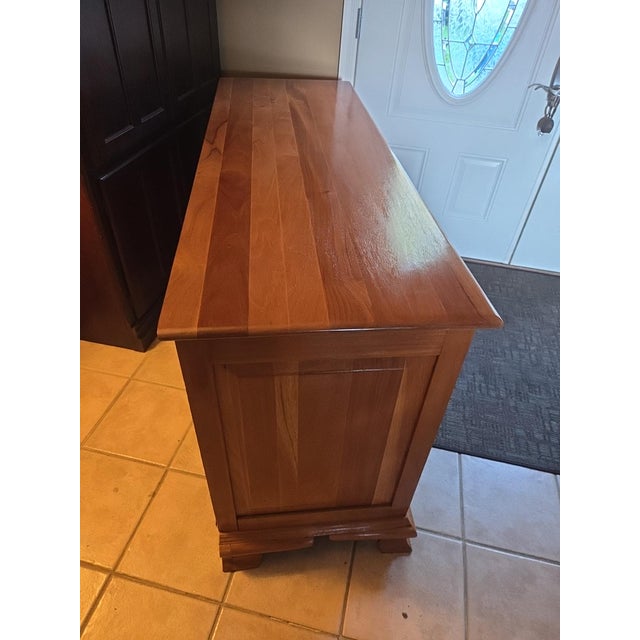 Permacraft solid wood dresser made from the 1950s through the 1970s. Restored and finished with water based clear coat....
