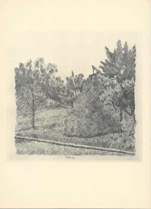 Giorgio Morandi, Haystack in Grizzana, 1929-1957, Lithograph