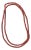 43" Coral Beaded Necklace, Elegant Simplicity For Sale