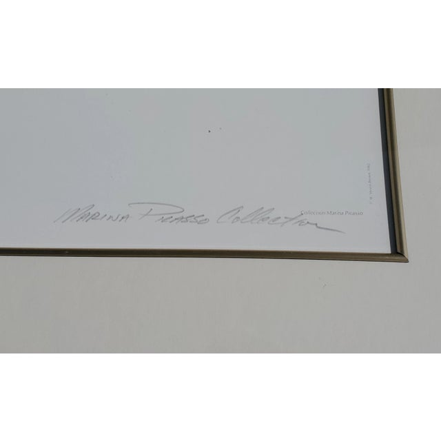Pablo Picasso After Pablo Picasso - "Le Couple" Framed Collection Marina Picasso Lithograph For Sale - Image 4 of 5