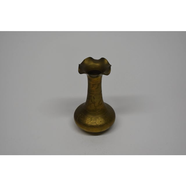 I discovered this unique brass vase while antiquing in north western France. Although it has no markings I was attracted...