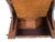 Wood Late 20th Century Mission-Style Solid Oak Hall Tree With Mirror, Leaded Glass & Storage Bench For Sale - Image 7 of 7