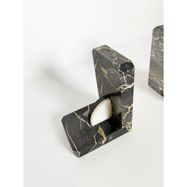 Stone Marble Bookends, France, 20th Century, Set of 2 For Sale - Image 7 of 16