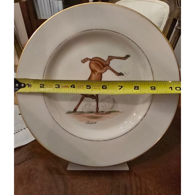 Mid-Century Modern 1950s Pickard China Plate by Crest Studios For Sale - Image 3 of 8