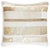 Luxury Gold Metallic Genuine Hair-On Cowhide Pillow – Handmade 18x18 Inch Designer Cushion Bring understated glamour and...