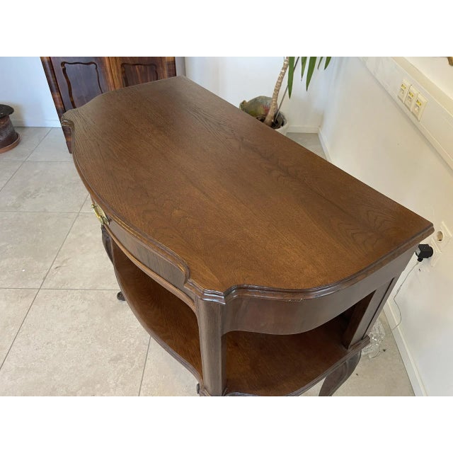 Wood Wilhelminian Wooden Console Table For Sale - Image 7 of 10