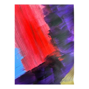 Abstract Acrylic Painting by Erik Sulander on Paper