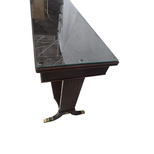 The ALTAVISTA LANE Mahogany 46" Accent Sofa/Console Table is a stylish and versatile piece of furniture for your living...