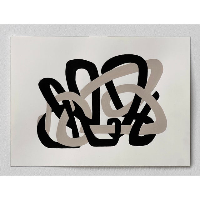 Early 21st Century Amanda Andersen, Symbiotic String I, 2024, Acrylic Painting on Paper For Sale - Image 5 of 8