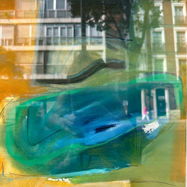 Lorenzo Colomo, Abstract Composition, 21st Century, Mixed Media on Paper, Framed For Sale - Image 10 of 18