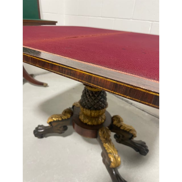 Antique Flip-Top Games Table For Sale - Image 15 of 18