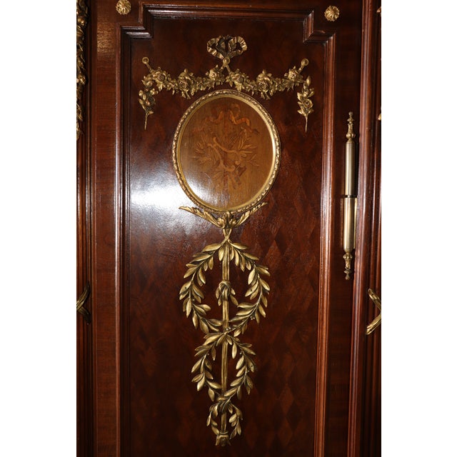 Attributed to Francoise Linke Locks Signed Divivier Paris Louis XVI Armoire For Sale - Image 15 of 18