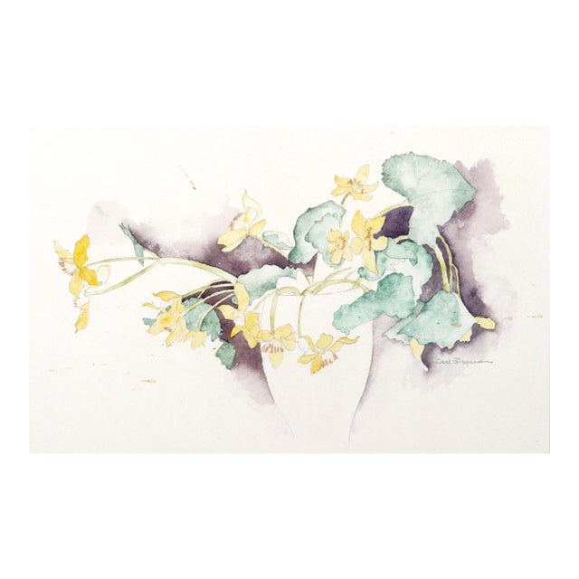 Yellow Lilies, Carl Bergman For Sale