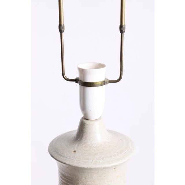 Decorative ceramic lamp designed and made by Laurits Hjorth. Great original condition. I have official proof of...