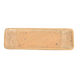 Tiffany Studios New York Zodiac Bronze Doré Pen Tray