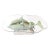 Vintage Sculptural Glass Top Coffee Table, Three Dolphins, Marine Life, Exposed Top Fins, Textured Edge Glass For Sale