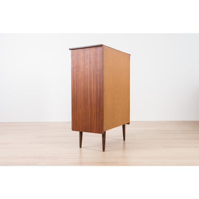 Brown Scandinavian Teak Chest of Drawers, 1960s For Sale - Image 8 of 9