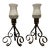 Pair of Vintage Jan Barboglio Candle Holders For Sale