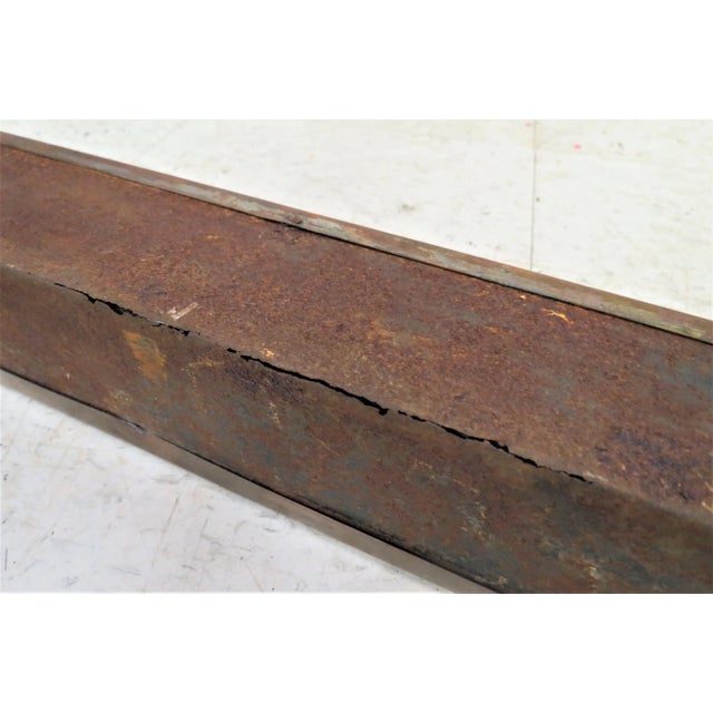 Metal Vintage English Metal Fireplace Fender For Sale - Image 7 of 8