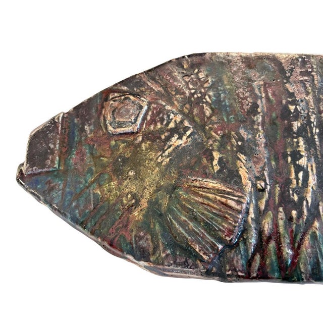 Fish Sculpture by Taisto Kaasinen for Arabia, 1970s, in Flawless conditions. Designed 1960 to 1969 This piece has an...