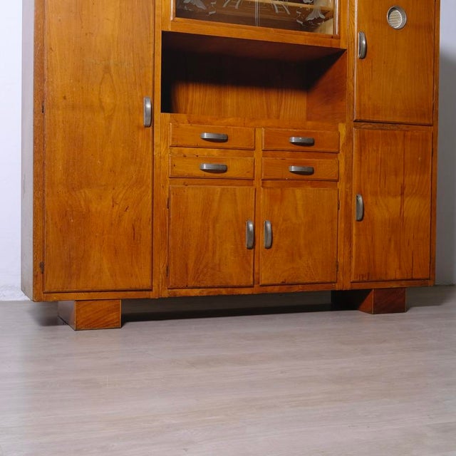 1950s Vintage Italian Wooden Sideboard, 1950s-1960s For Sale - Image 5 of 18