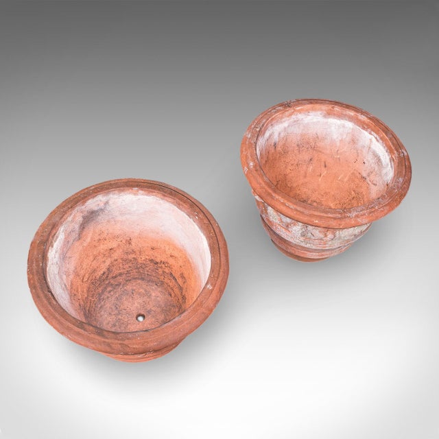 Pair of Vintage Patio Jardiniere, English, Terracotta, Veranda Planter Pot, 1960 For Sale - Image 9 of 12