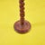 Twisted Wooden Column Plant Stand For Sale - Image 3 of 5