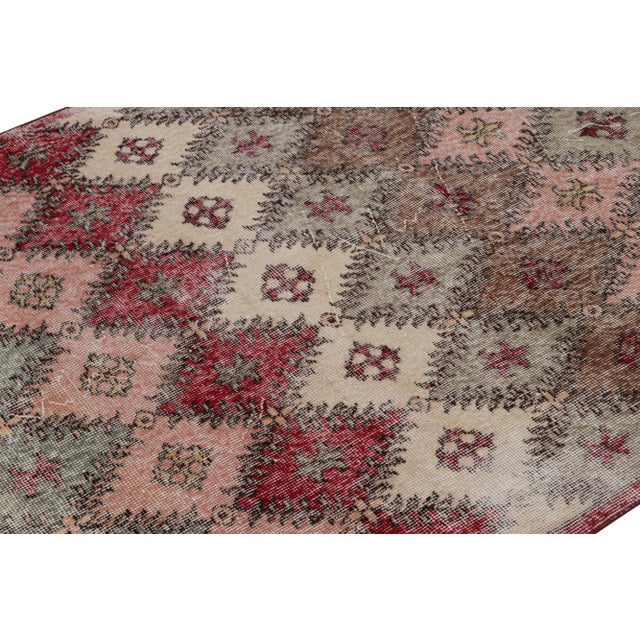 Rug & Kilim Vintage Zeki Müren Runner Rug, With Geometric Patterns, From Rug & Kilim For Sale - Image 4 of 7
