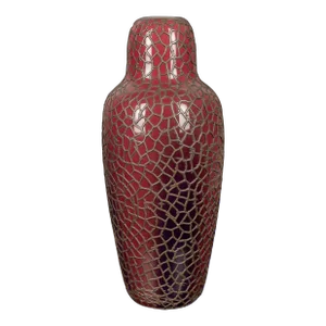 French Ceramic & Bronze Vase by Jean Baptiste Massier