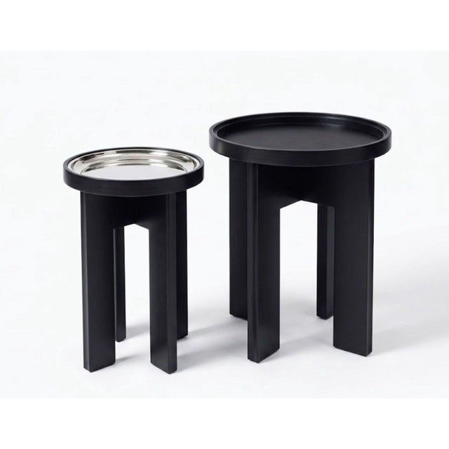 Modern Pair of Holly Hunt Mia Side Tables For Sale - Image 3 of 3
