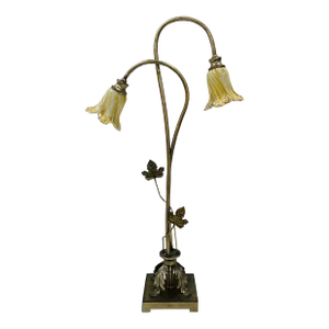 Currey & Co. Transitional Glass Tulip Table Lamp