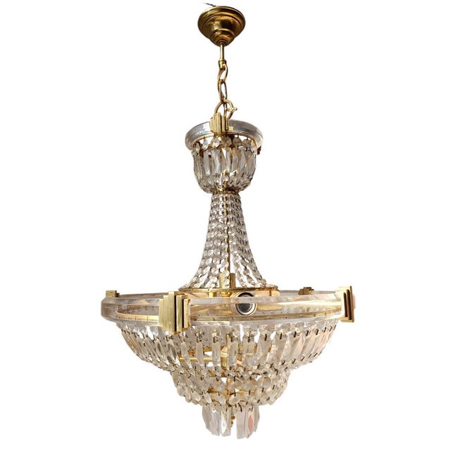 Classic Empire Chandeliers from Bakalowits & Söhne, Set of 2 For Sale - Image 12 of 14