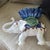 Asian Vintage Glazed Ceramic Elephant Center Piece For Sale - Image 3 of 11
