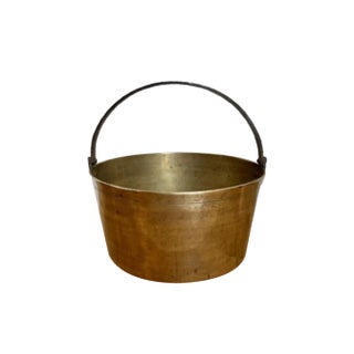 Antique Victorian Brass Jam Pale, 1860 For Sale