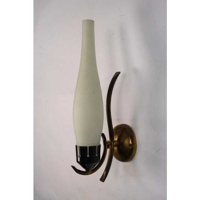 Mid-Century Modern Italian Sconces, 1950s, Set of 2 For Sale - Image 4 of 11