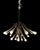 Brass Chandelier from Stilnovo, 1950s For Sale - Image 4 of 12