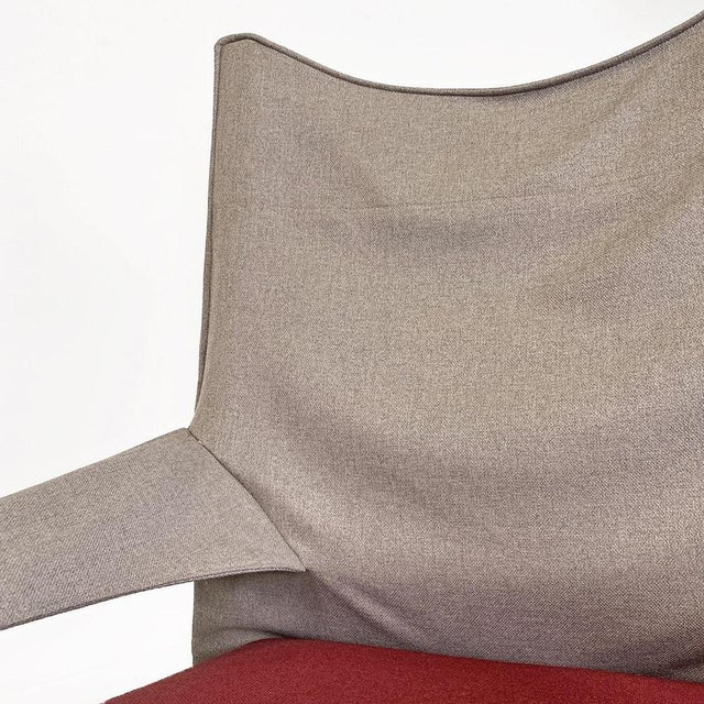 1970s Italian AEO Armchair in Plastic and Fabric Steel by Paolo Deganello for Cassina, 1973 For Sale - Image 5 of 14