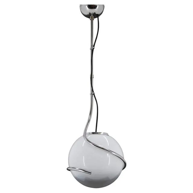 Italian Murano Glass Pendant Light by Fabio Lenci for Guzzini, Italy, 1970s For Sale - Image 13 of 13