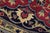 Textile Art Nouveau 1990's Kashan Pak-Persian Pink/Gray Wool Round Rug- 6'1'' X 6'2'' For Sale - Image 7 of 9