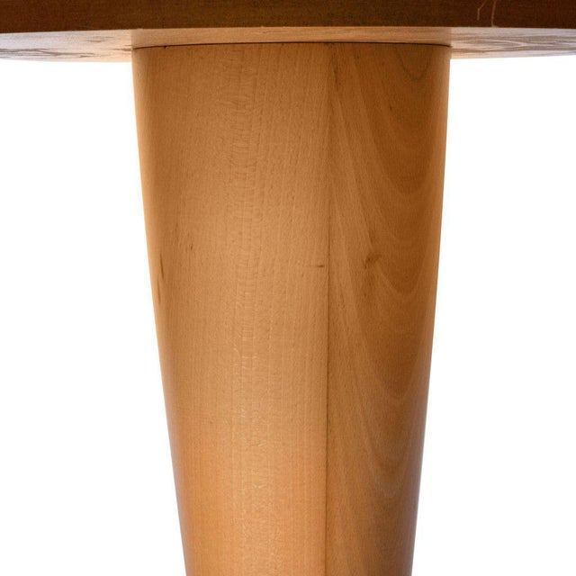 Vintage Shape Dining Table in Wood, 1970s For Sale - Image 4 of 7