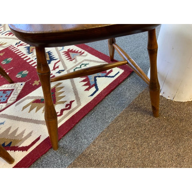 Brown Mid Century LE Partridge Windsor Chairs - Set of 2 For Sale - Image 8 of 14