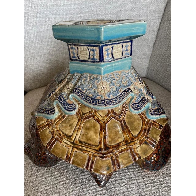 Vintage Turtle Planter 1980s For Sale - Image 4 of 8
