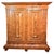 Wave-Fronted Wardrobe in Walnut Veneer from Zurich, 1720 For Sale - Image 12 of 12