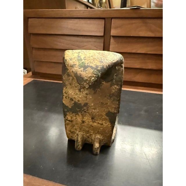 1950s Japanese Brutalist Noguchi Style Iron Owl Sculpture For Sale In Charleston - Image 6 of 8