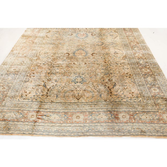Authentic Early 19th Century Persian Meshad Rug For Sale - Image 9 of 9