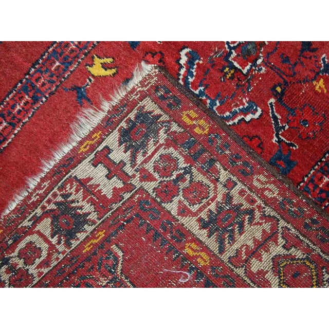 1940s Handmade Turkish Anatolian Prayer Rug For Sale - Image 9 of 10
