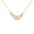 Haus of Brilliance Gold Vermeil 1/10 Cttw Diamond Bold Ribbed Pendant Necklace For Sale - Image 4 of 4