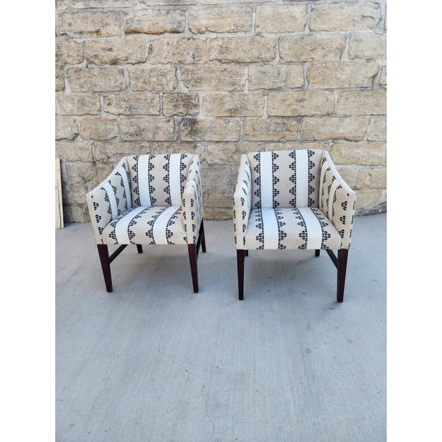 Square Club Chairs For Sale - Image 4 of 12