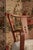 Vintage Scandinavian Chinoiserie Wood and Printed Fabric Room Divider For Sale - Image 17 of 18