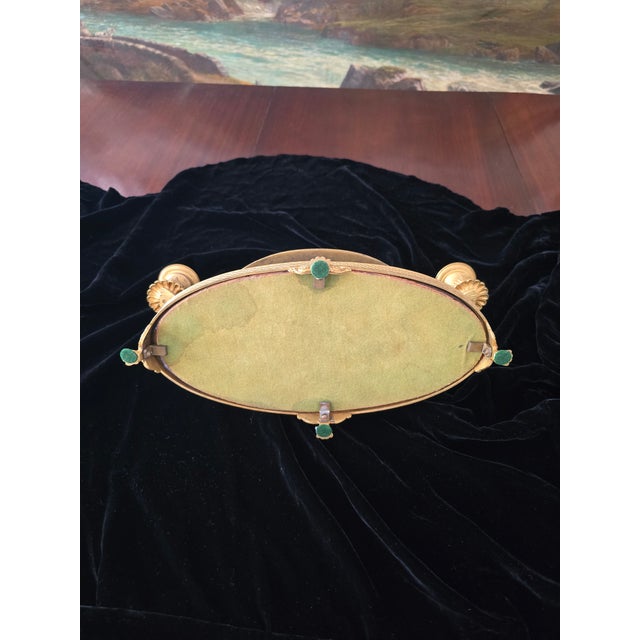 Antique Baccarat Attributed Crystal Bronze Dolphin Centerpiece For Sale - Image 12 of 13